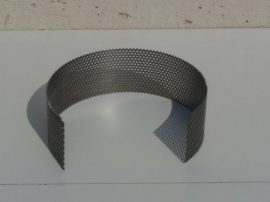 Terménydaráló rosta KD161 darálóhoz 1 mm-es lemezvastagsággal, 1,5 mm-es perforációval